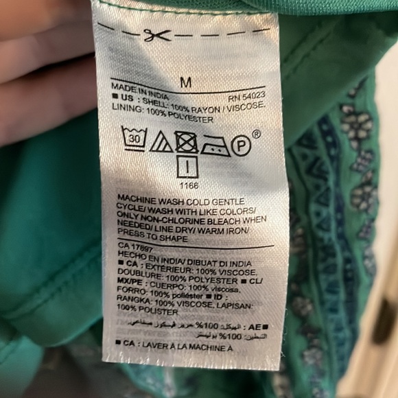 Medium Blue/Green Old Navy Maxi Skirt - Picture 6 of 6